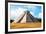 ¡Viva Mexico! Collection - El Castillo Pyramid with Fall Colors in Chichen Itza-Philippe Hugonnard-Framed Photographic Print