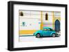¡Viva Mexico! Collection - "En Linea Roja" Blue VW Beetle Car-Philippe Hugonnard-Framed Photographic Print