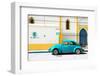 ¡Viva Mexico! Collection - "En Linea Roja" Blue VW Beetle Car-Philippe Hugonnard-Framed Photographic Print