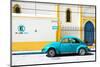 ¡Viva Mexico! Collection - "En Linea Roja" Blue VW Beetle Car-Philippe Hugonnard-Mounted Photographic Print