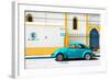 ¡Viva Mexico! Collection - "En Linea Roja" Blue VW Beetle Car-Philippe Hugonnard-Framed Photographic Print