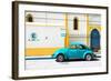 ¡Viva Mexico! Collection - "En Linea Roja" Blue VW Beetle Car-Philippe Hugonnard-Framed Photographic Print