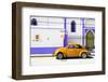 ¡Viva Mexico! Collection - "En Linea Roja" Orange VW Beetle Car-Philippe Hugonnard-Framed Photographic Print