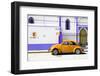 ¡Viva Mexico! Collection - "En Linea Roja" Orange VW Beetle Car-Philippe Hugonnard-Framed Photographic Print