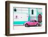 ¡Viva Mexico! Collection - "En Linea Roja" Pink VW Beetle Car-Philippe Hugonnard-Framed Photographic Print