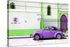 ¡Viva Mexico! Collection - "En Linea Roja" Purple VW Beetle Car-Philippe Hugonnard-Stretched Canvas