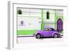 ¡Viva Mexico! Collection - "En Linea Roja" Purple VW Beetle Car-Philippe Hugonnard-Framed Photographic Print