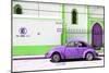 ¡Viva Mexico! Collection - "En Linea Roja" Purple VW Beetle Car-Philippe Hugonnard-Mounted Photographic Print