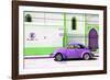 ¡Viva Mexico! Collection - "En Linea Roja" Purple VW Beetle Car-Philippe Hugonnard-Framed Photographic Print