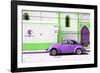 ¡Viva Mexico! Collection - "En Linea Roja" Purple VW Beetle Car-Philippe Hugonnard-Framed Photographic Print