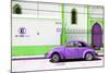 ¡Viva Mexico! Collection - "En Linea Roja" Purple VW Beetle Car-Philippe Hugonnard-Mounted Photographic Print
