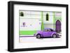 ¡Viva Mexico! Collection - "En Linea Roja" Purple VW Beetle Car-Philippe Hugonnard-Framed Photographic Print