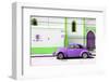 ¡Viva Mexico! Collection - "En Linea Roja" Purple VW Beetle Car-Philippe Hugonnard-Framed Photographic Print