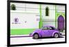 ¡Viva Mexico! Collection - "En Linea Roja" Purple VW Beetle Car-Philippe Hugonnard-Framed Photographic Print