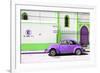 ¡Viva Mexico! Collection - "En Linea Roja" Purple VW Beetle Car-Philippe Hugonnard-Framed Photographic Print