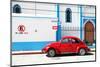 ¡Viva Mexico! Collection - "En Linea Roja" Red VW Beetle Car-Philippe Hugonnard-Mounted Photographic Print