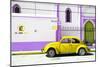 ¡Viva Mexico! Collection - "En Linea Roja" Yellow VW Beetle Car-Philippe Hugonnard-Mounted Photographic Print