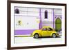 ¡Viva Mexico! Collection - "En Linea Roja" Yellow VW Beetle Car-Philippe Hugonnard-Framed Photographic Print