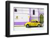 ¡Viva Mexico! Collection - "En Linea Roja" Yellow VW Beetle Car-Philippe Hugonnard-Framed Photographic Print