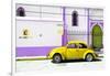 ¡Viva Mexico! Collection - "En Linea Roja" Yellow VW Beetle Car-Philippe Hugonnard-Framed Photographic Print