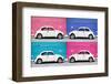 ¡Viva Mexico! Collection - Four VW Beetle Cars II-Philippe Hugonnard-Framed Photographic Print