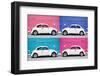 ¡Viva Mexico! Collection - Four VW Beetle Cars II-Philippe Hugonnard-Framed Photographic Print