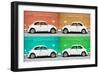 ¡Viva Mexico! Collection - Four VW Beetle Cars II-Philippe Hugonnard-Framed Photographic Print