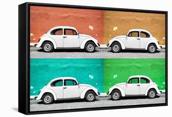 ¡Viva Mexico! Collection - Four VW Beetle Cars II-Philippe Hugonnard-Framed Stretched Canvas