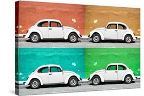 ¡Viva Mexico! Collection - Four VW Beetle Cars II-Philippe Hugonnard-Stretched Canvas