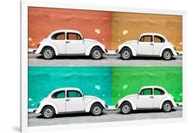 ¡Viva Mexico! Collection - Four VW Beetle Cars II-Philippe Hugonnard-Framed Photographic Print