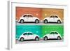 ¡Viva Mexico! Collection - Four VW Beetle Cars II-Philippe Hugonnard-Framed Photographic Print