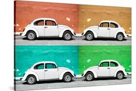 ¡Viva Mexico! Collection - Four VW Beetle Cars II-Philippe Hugonnard-Stretched Canvas