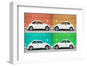 ¡Viva Mexico! Collection - Four VW Beetle Cars II-Philippe Hugonnard-Framed Photographic Print