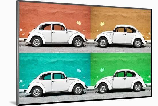 ¡Viva Mexico! Collection - Four VW Beetle Cars II-Philippe Hugonnard-Mounted Photographic Print