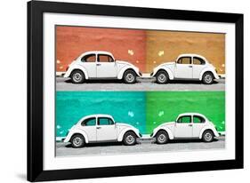 ¡Viva Mexico! Collection - Four VW Beetle Cars II-Philippe Hugonnard-Framed Photographic Print