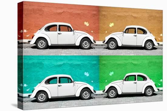 ¡Viva Mexico! Collection - Four VW Beetle Cars II-Philippe Hugonnard-Stretched Canvas