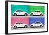 ¡Viva Mexico! Collection - Four VW Beetle Cars-Philippe Hugonnard-Framed Photographic Print