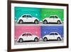 ¡Viva Mexico! Collection - Four VW Beetle Cars-Philippe Hugonnard-Framed Photographic Print