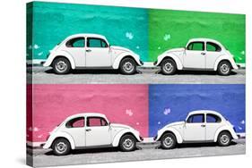 ¡Viva Mexico! Collection - Four VW Beetle Cars-Philippe Hugonnard-Stretched Canvas