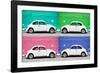 ¡Viva Mexico! Collection - Four VW Beetle Cars-Philippe Hugonnard-Framed Photographic Print