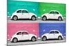 ¡Viva Mexico! Collection - Four VW Beetle Cars-Philippe Hugonnard-Mounted Photographic Print
