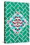 ¡Viva Mexico! Collection - Green Mosaics-Philippe Hugonnard-Stretched Canvas