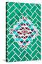 ¡Viva Mexico! Collection - Green Mosaics-Philippe Hugonnard-Stretched Canvas