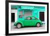 ¡Viva Mexico! Collection - Green Volkswagen Beetle Car-Philippe Hugonnard-Framed Photographic Print