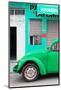 ¡Viva Mexico! Collection - Green VW Beetle Car-Philippe Hugonnard-Mounted Photographic Print