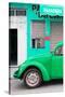 ¡Viva Mexico! Collection - Green VW Beetle Car-Philippe Hugonnard-Stretched Canvas