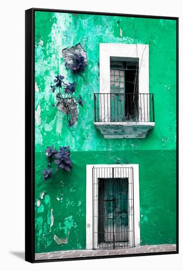 ¡Viva Mexico! Collection - Green Wall-Philippe Hugonnard-Framed Stretched Canvas