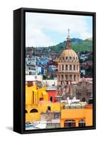 ¡Viva Mexico! Collection - Guanajuato - Church Domes II-Philippe Hugonnard-Framed Stretched Canvas