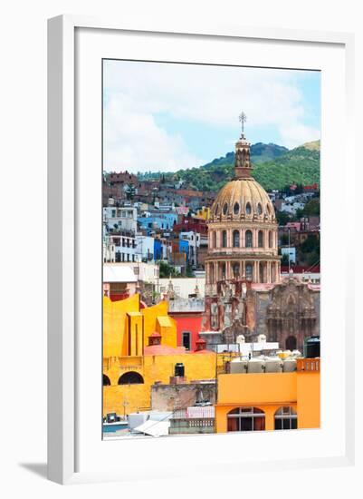 ¡Viva Mexico! Collection - Guanajuato - Church Domes II-Philippe Hugonnard-Framed Photographic Print