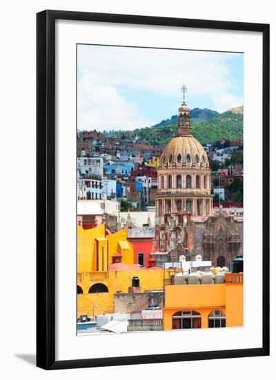 ¡Viva Mexico! Collection - Guanajuato - Church Domes II-Philippe Hugonnard-Framed Photographic Print